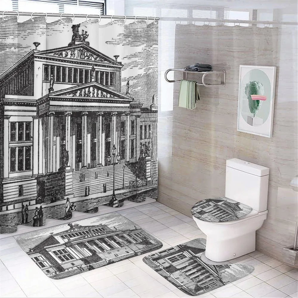 Engraved Konzerthaus Berlin — 4-Piece Bathroom Set preview