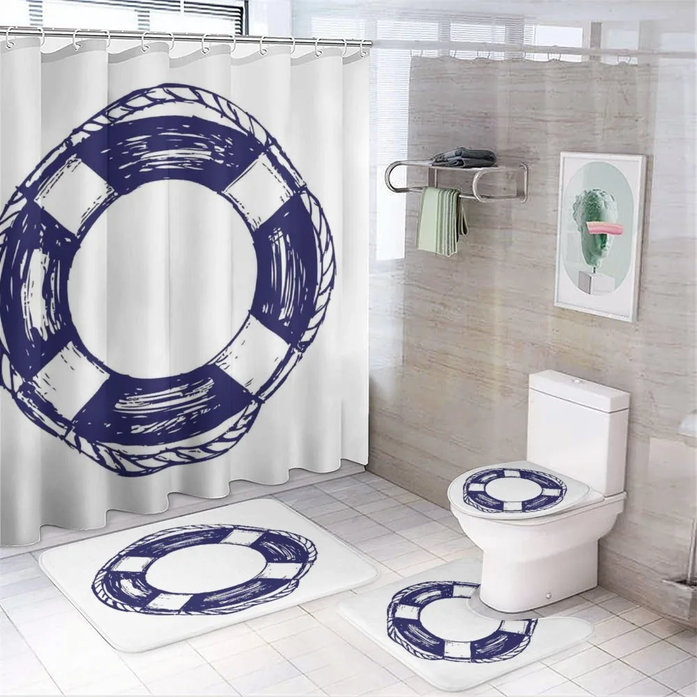 Sketch Life Buoy — 4-Piece Bathroom Set preview