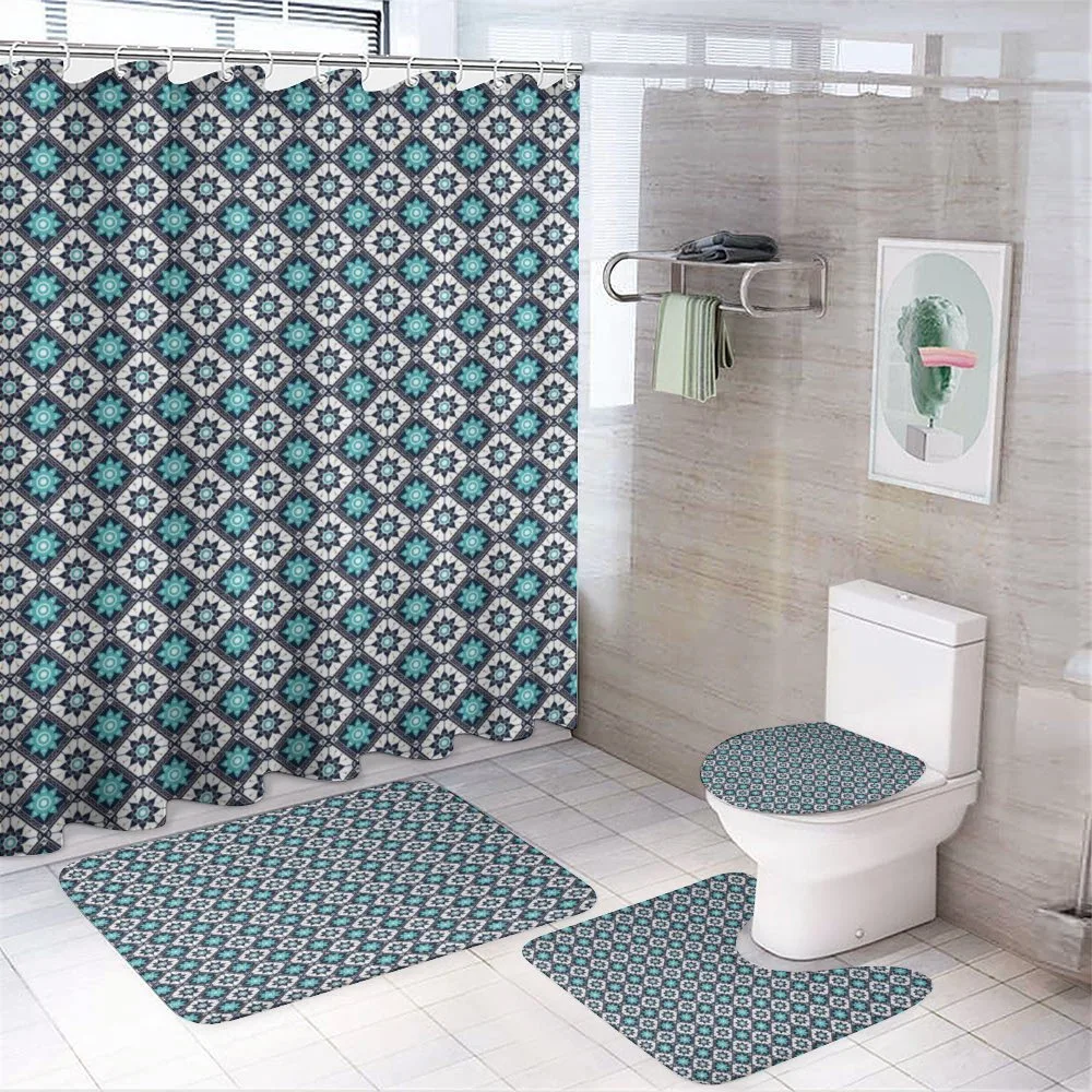 Folkloric Morocco Tile Inspire — 4-Piece Bathroom Set preview