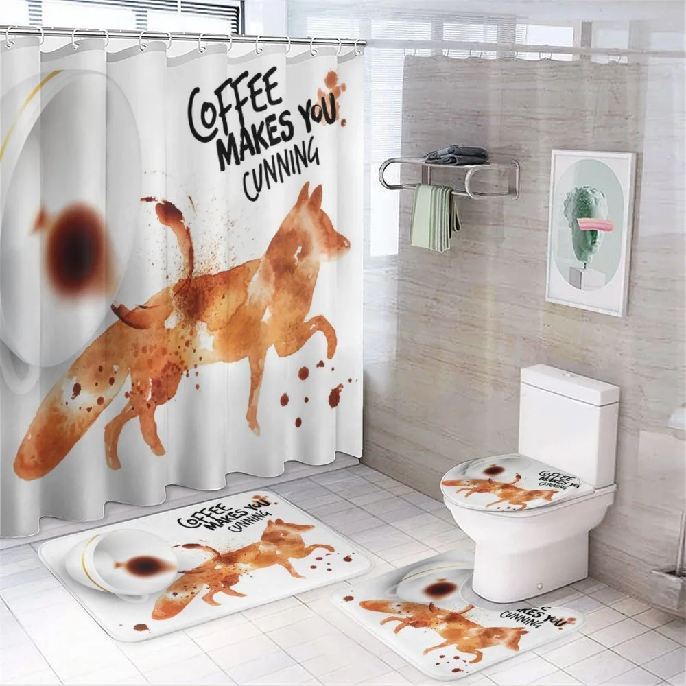 Cunning Animal Drink — 4-Piece Bathroom Set preview