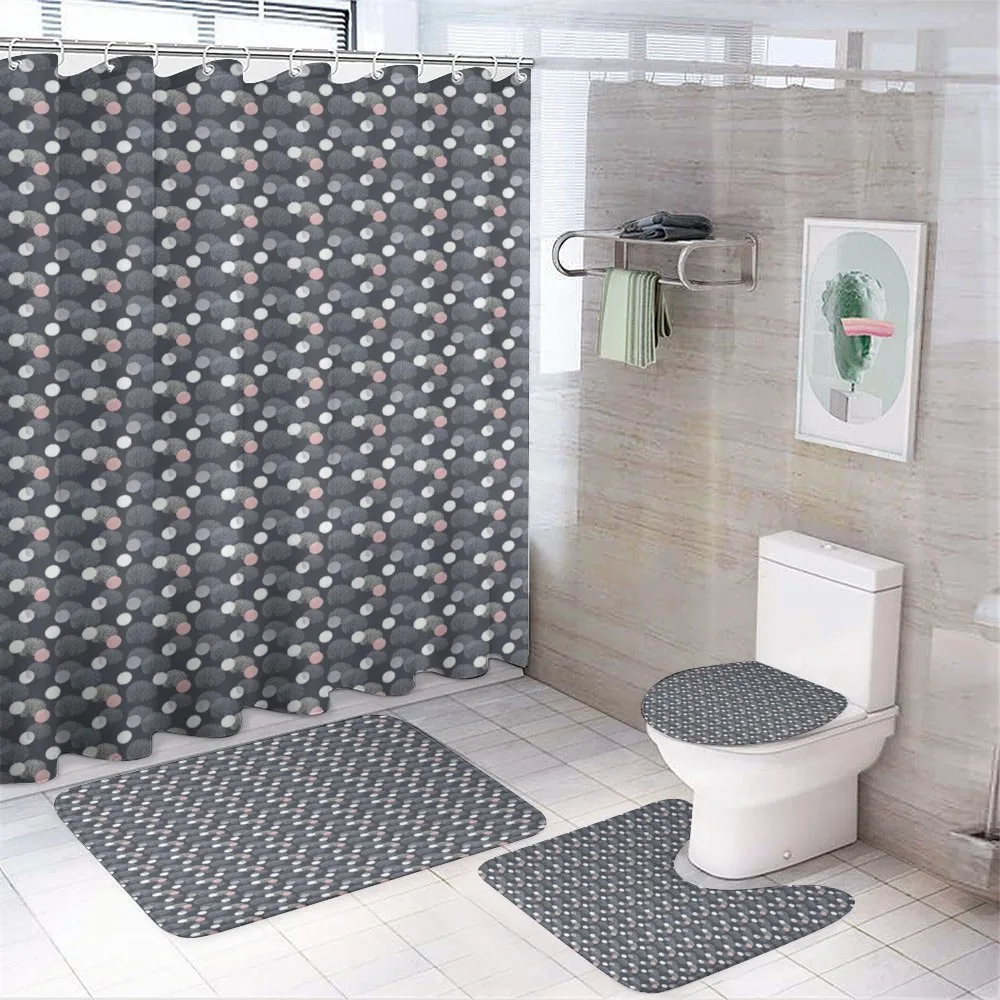 Soft Trees and Dots Woodland — 4-Piece Bathroom Set preview