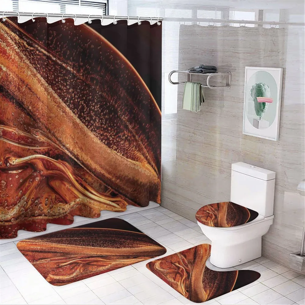 Artistic Liquid Graphic — 4-Piece Bathroom Set preview