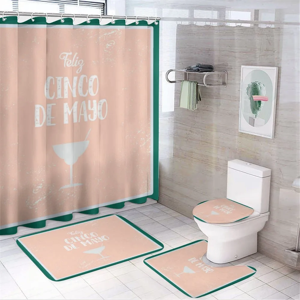 Cinco de Mayo Cocktail — 4-Piece Bathroom Set preview