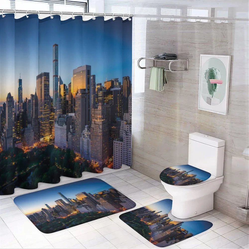 Tranquil Morning Sunrise — 4-Piece Bathroom Set preview