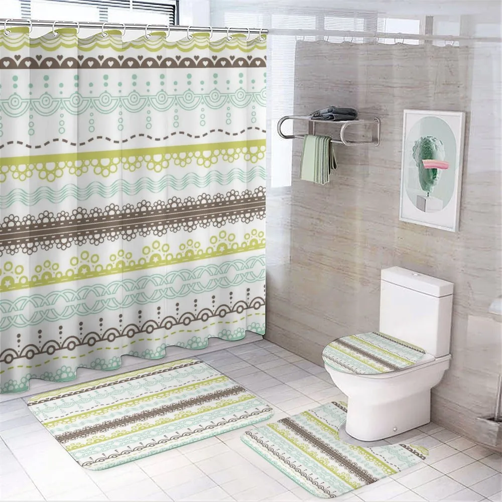 Lace Pattern — 4-Piece Bathroom Set preview