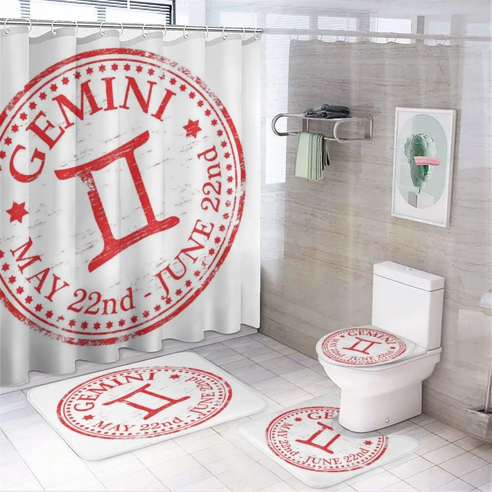 Starry Rubber Stamp — 4-Piece Bathroom Set preview