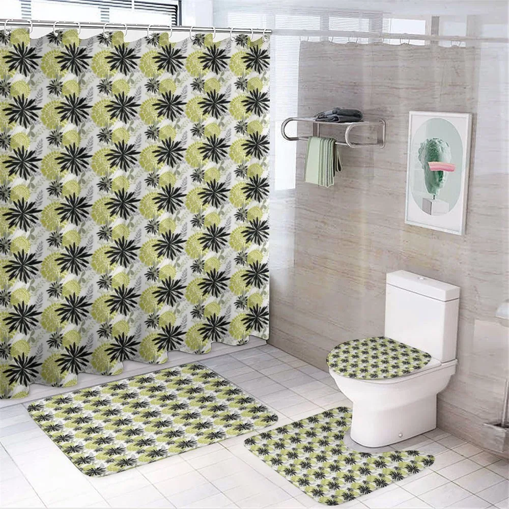 Flourishing Flowers Art — 4-Piece Bathroom Set preview