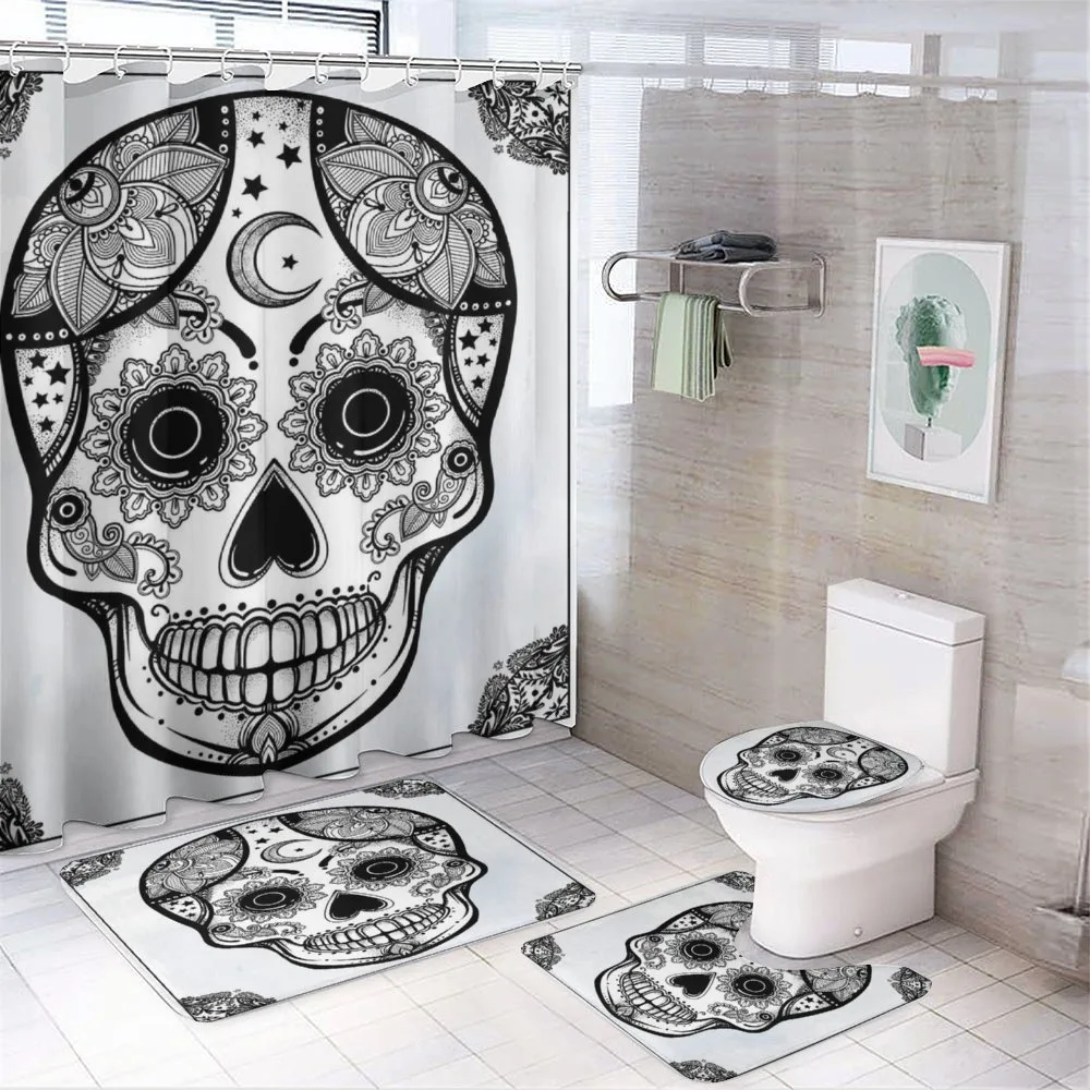 Hispanic Art Mascot — 4-Piece Bathroom Set preview