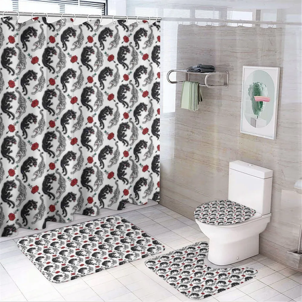 Tigers Passion Theme — 4-Piece Bathroom Set preview