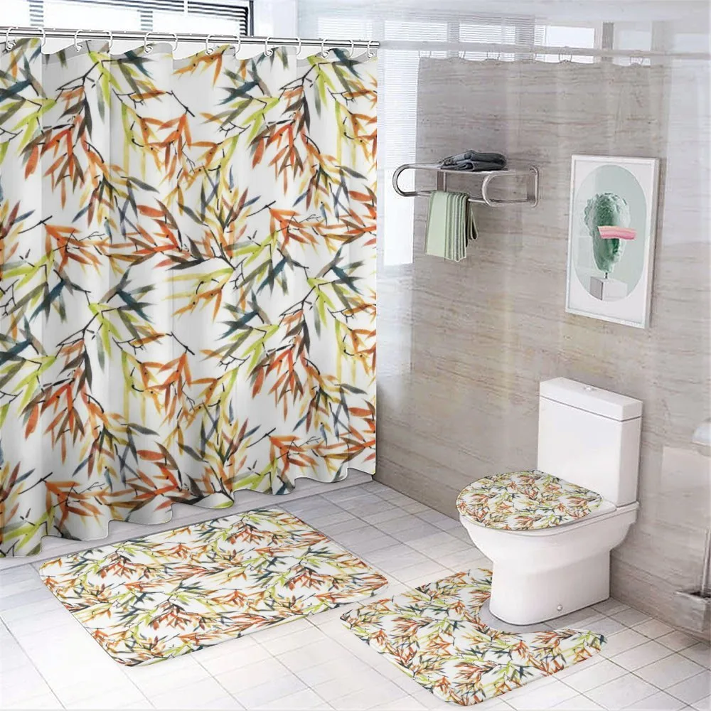 Folk Bamboos — 4-Piece Bathroom Set preview