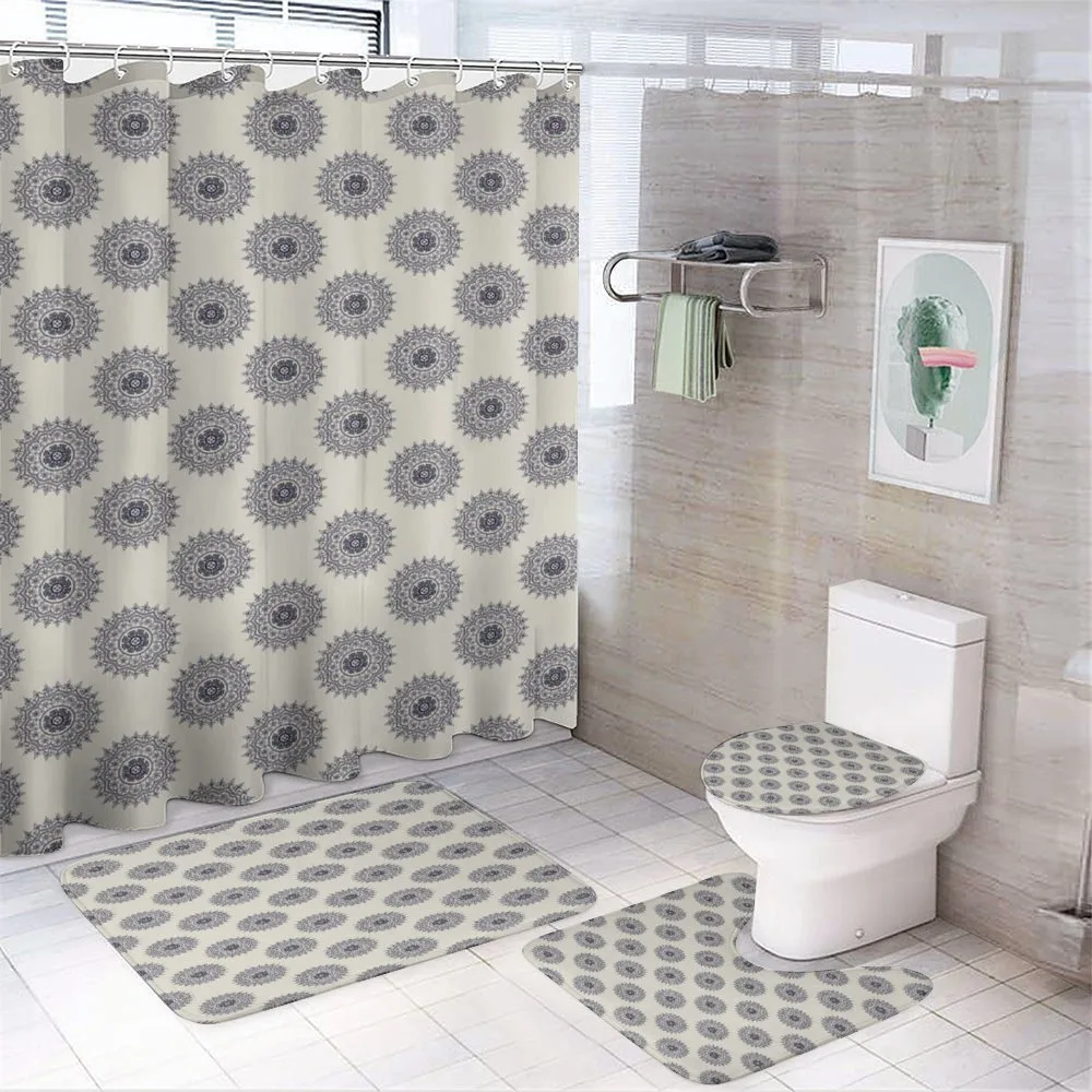 Leafy Medallion — 4-Piece Bathroom Set preview