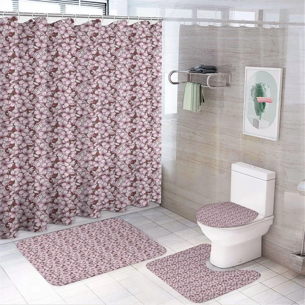 Cherry Flowers Japan — 4-Piece Bathroom Set preview