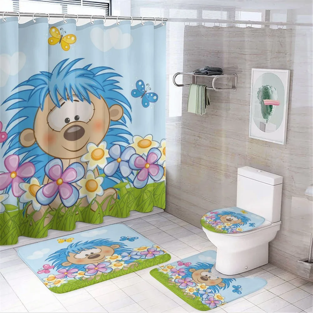 Cartoon Animal Fun — 4-Piece Bathroom Set preview