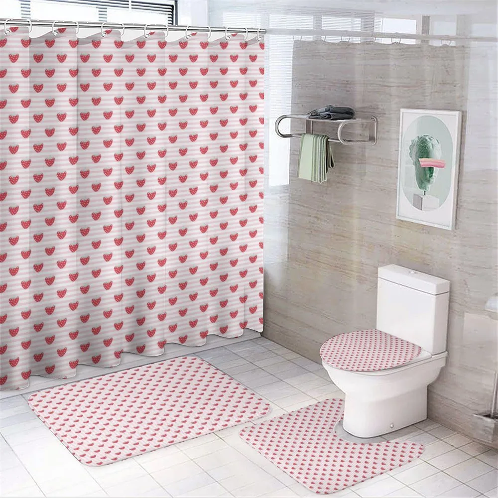 Girlish Pattern — 4-Piece Bathroom Set preview