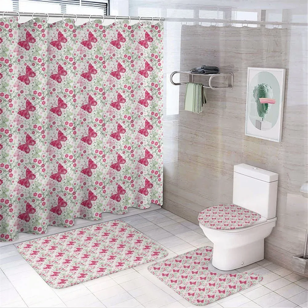 Nature Flora Fauna — 4-Piece Bathroom Set preview