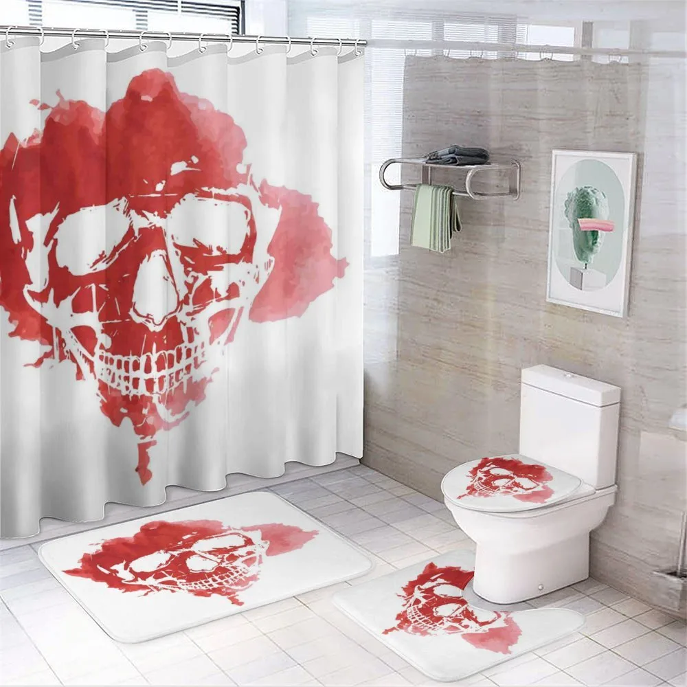 Gothic Skeleton — 4-Piece Bathroom Set preview