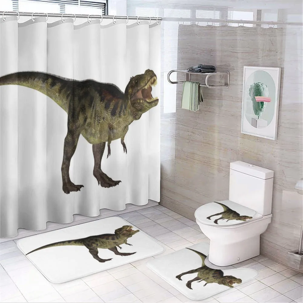 Prehistoric Reptilian — 4-Piece Bathroom Set preview