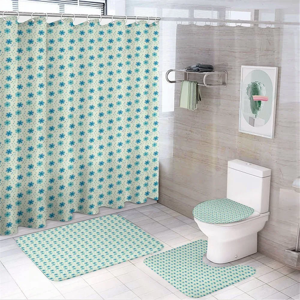 Nostalgic Flower — 4-Piece Bathroom Set preview