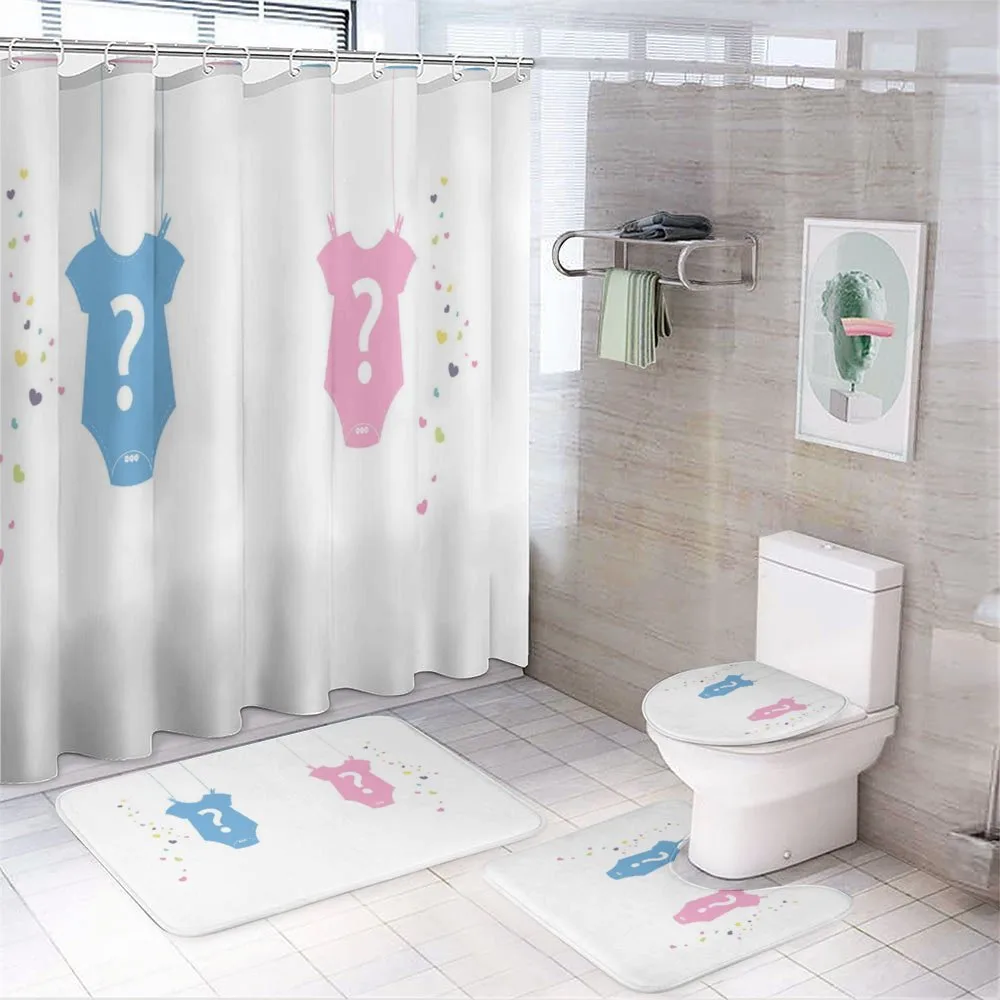 Hanging Newborn Cloth — 4-Piece Bathroom Set preview