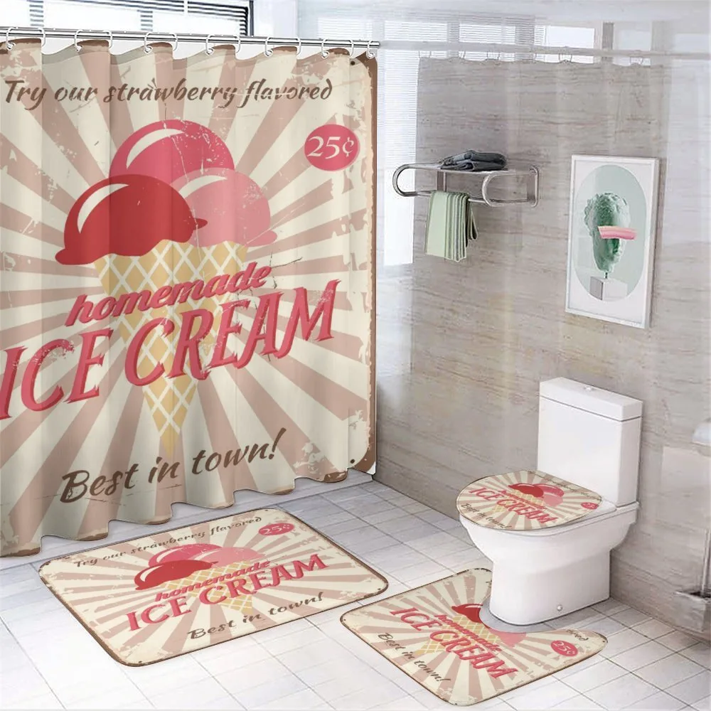 Homemade Ice Cream — 4-Piece Bathroom Set preview