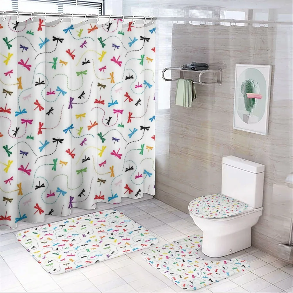 Spring Wildlife Motif — 4-Piece Bathroom Set preview