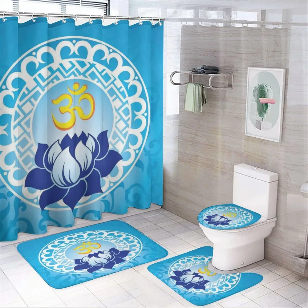 Ancient Sign Art Arrangement — 4-Piece Bathroom Set preview