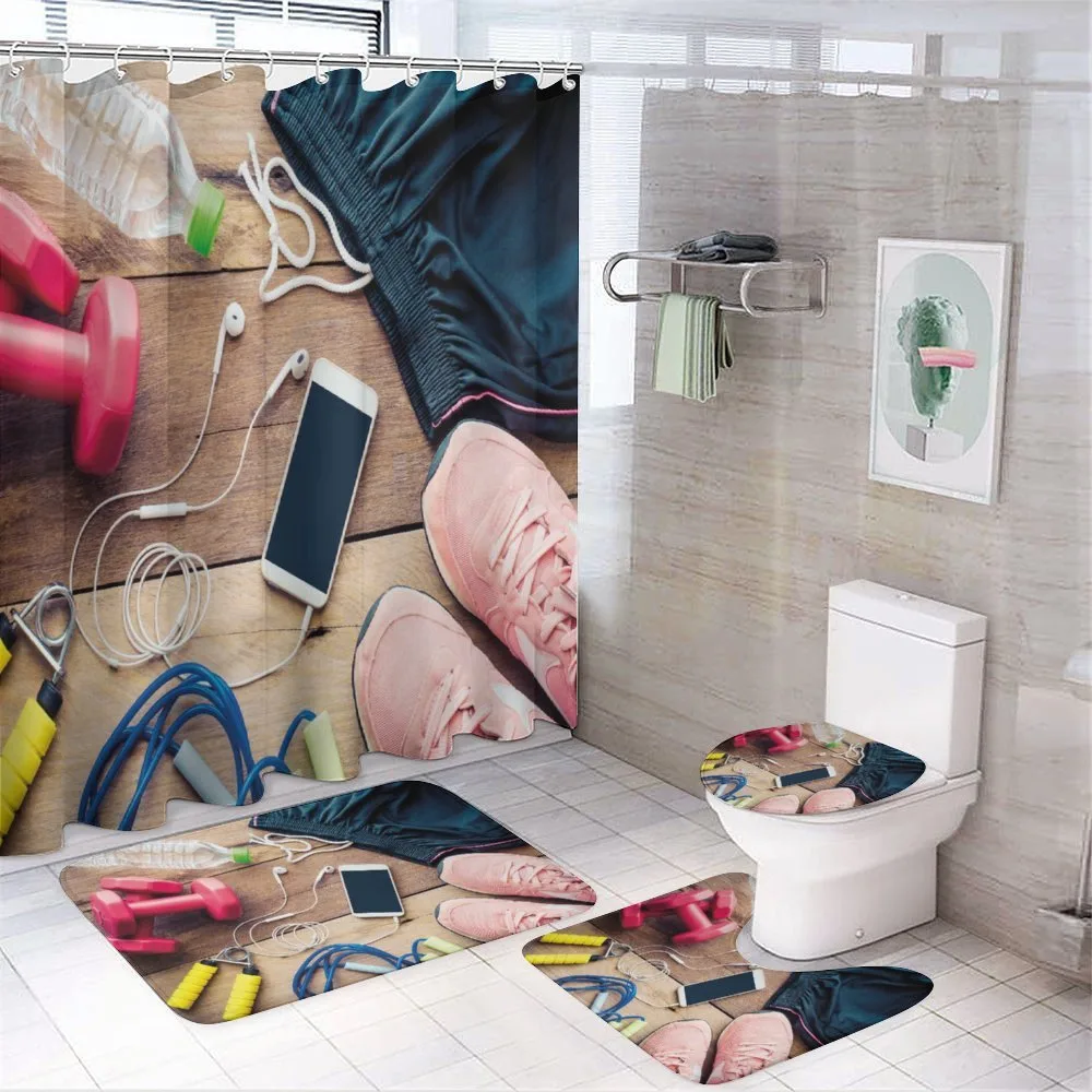 Sportswear Accessories — 4-Piece Bathroom Set preview