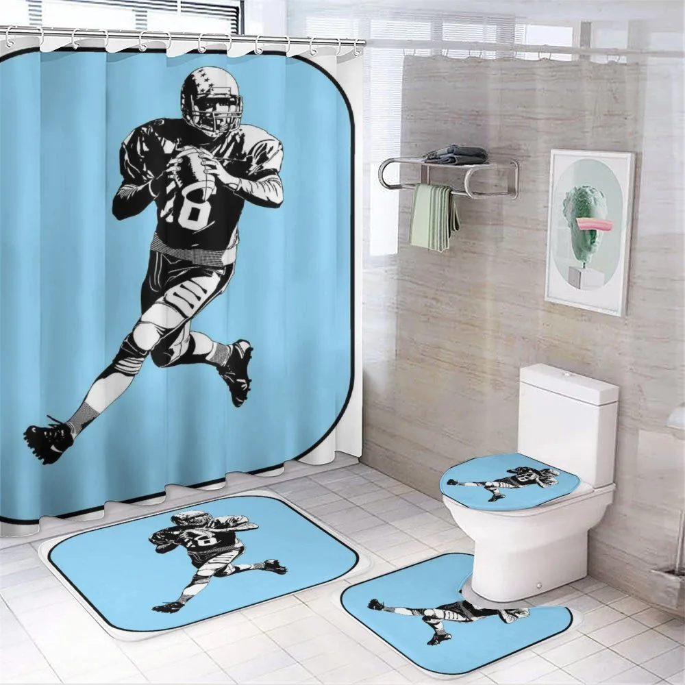 American Football Retro — 4-Piece Bathroom Set preview