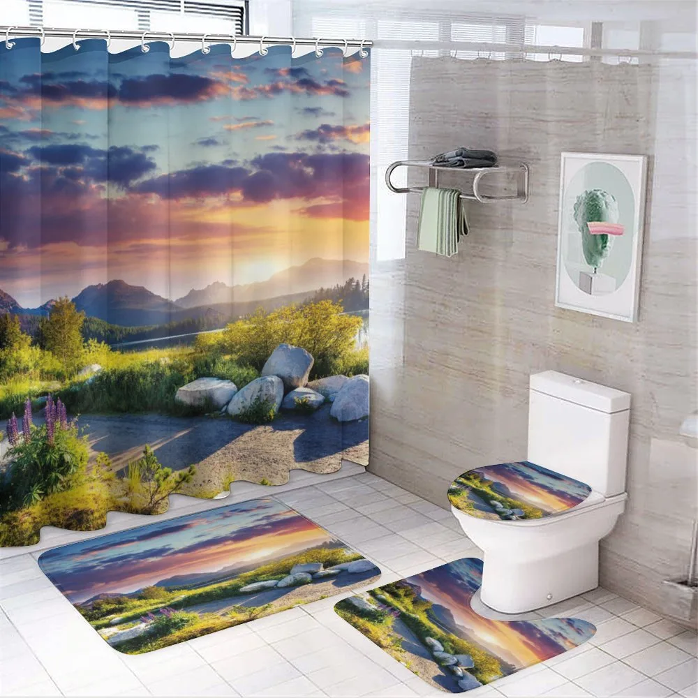 Idyllic Sky Europe Park — 4-Piece Bathroom Set preview