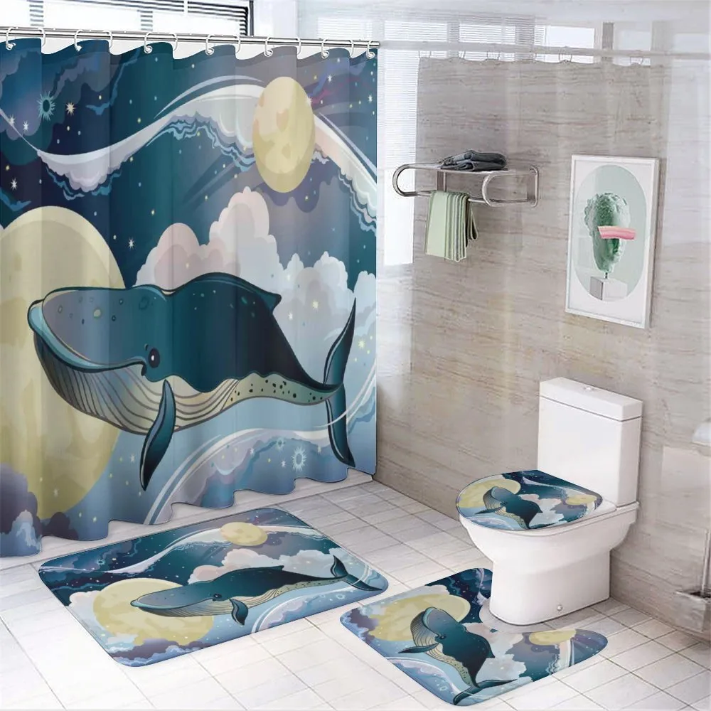 Night Clouds in Planet — 4-Piece Bathroom Set preview
