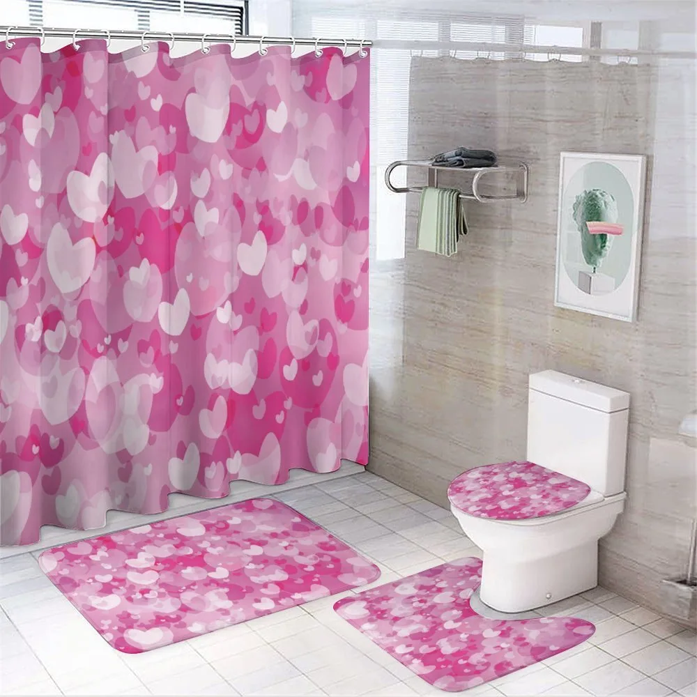 Various Hearts Love — 4-Piece Bathroom Set preview