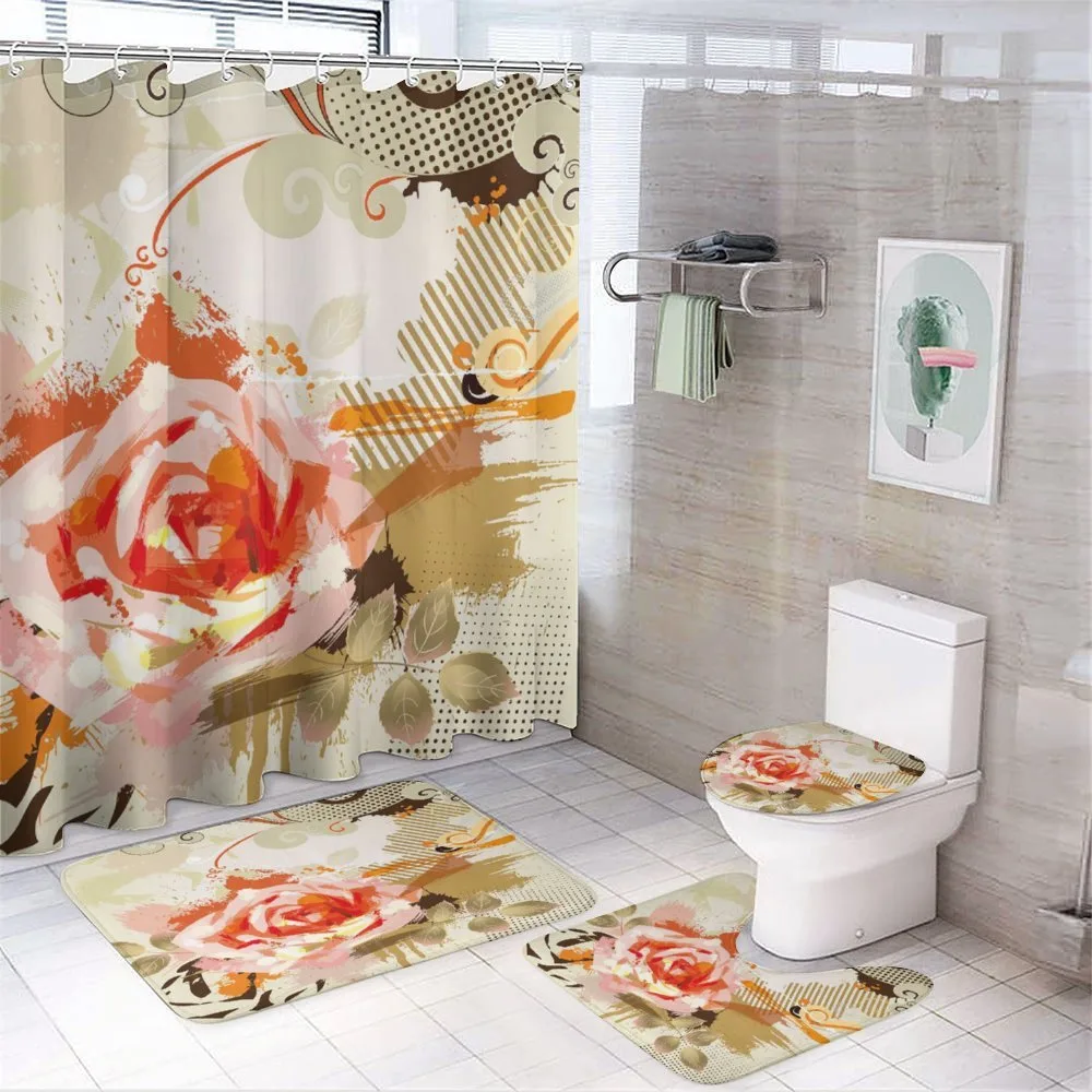 Abstract Grunge — 4-Piece Bathroom Set preview