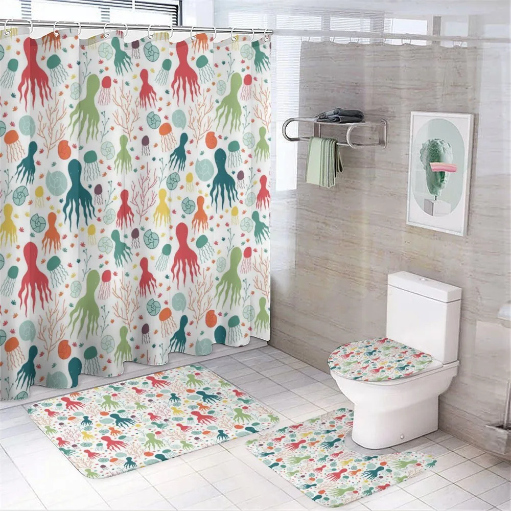 Ocean Wildlife Theme — 4-Piece Bathroom Set preview