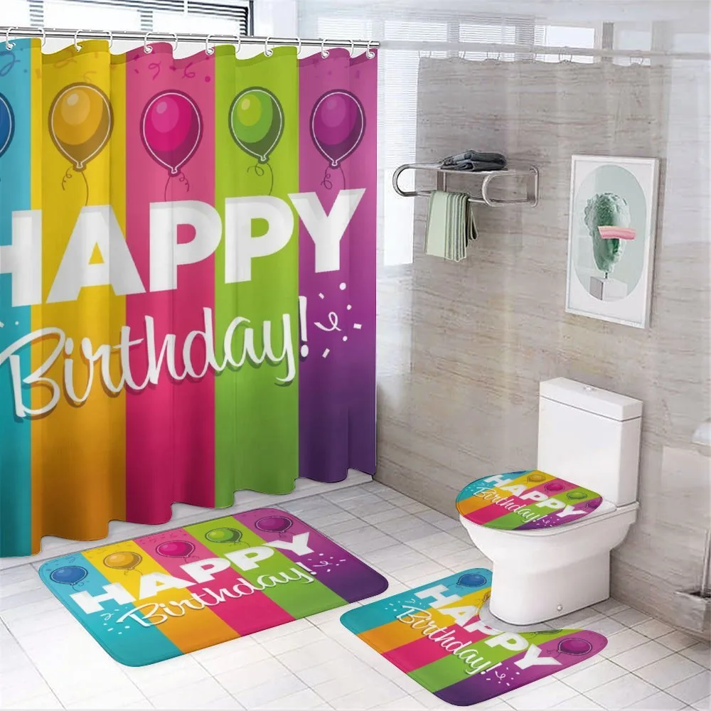 Birthday Theme — 4-Piece Bathroom Set preview