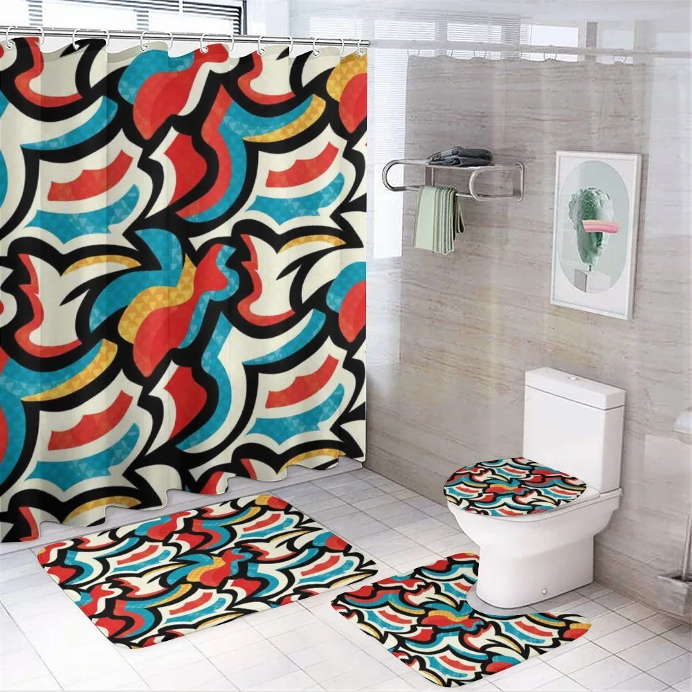 Retro Modern Urban — 4-Piece Bathroom Set preview