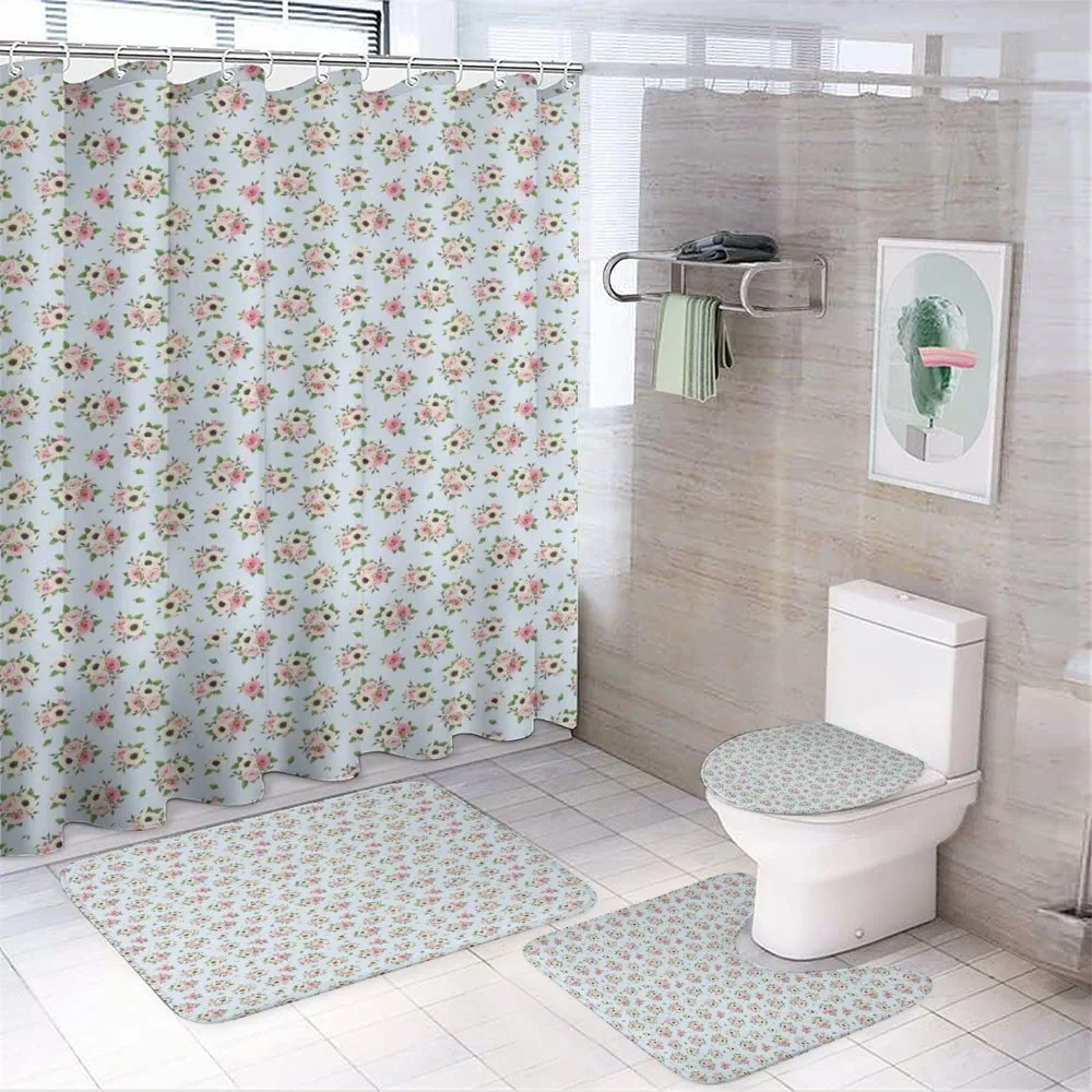 Corsage Blossoms Romance — 4-Piece Bathroom Set preview