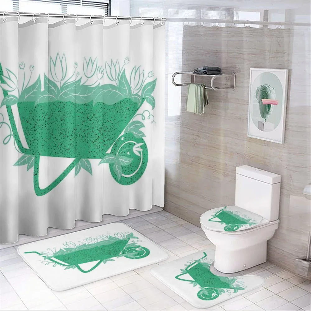 Botanical Theme Environment — 4-Piece Bathroom Set preview
