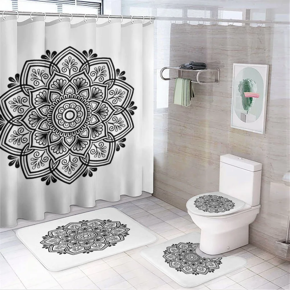 Flora Damask Oriental Motif — 4-Piece Bathroom Set preview