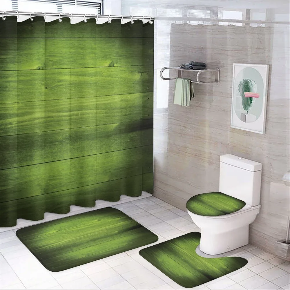 Timber Wood Surface — 4-Piece Bathroom Set preview