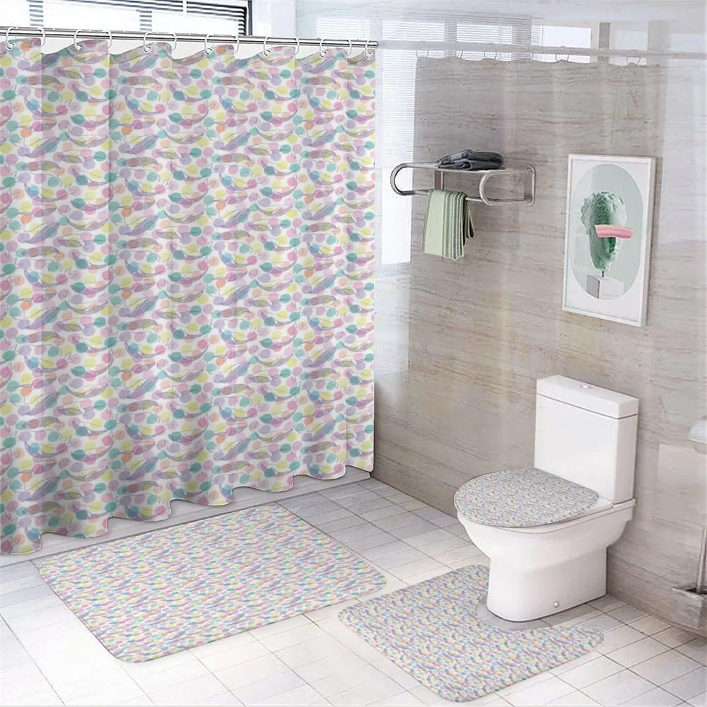 Underwater Wildlife Motif — 4-Piece Bathroom Set preview