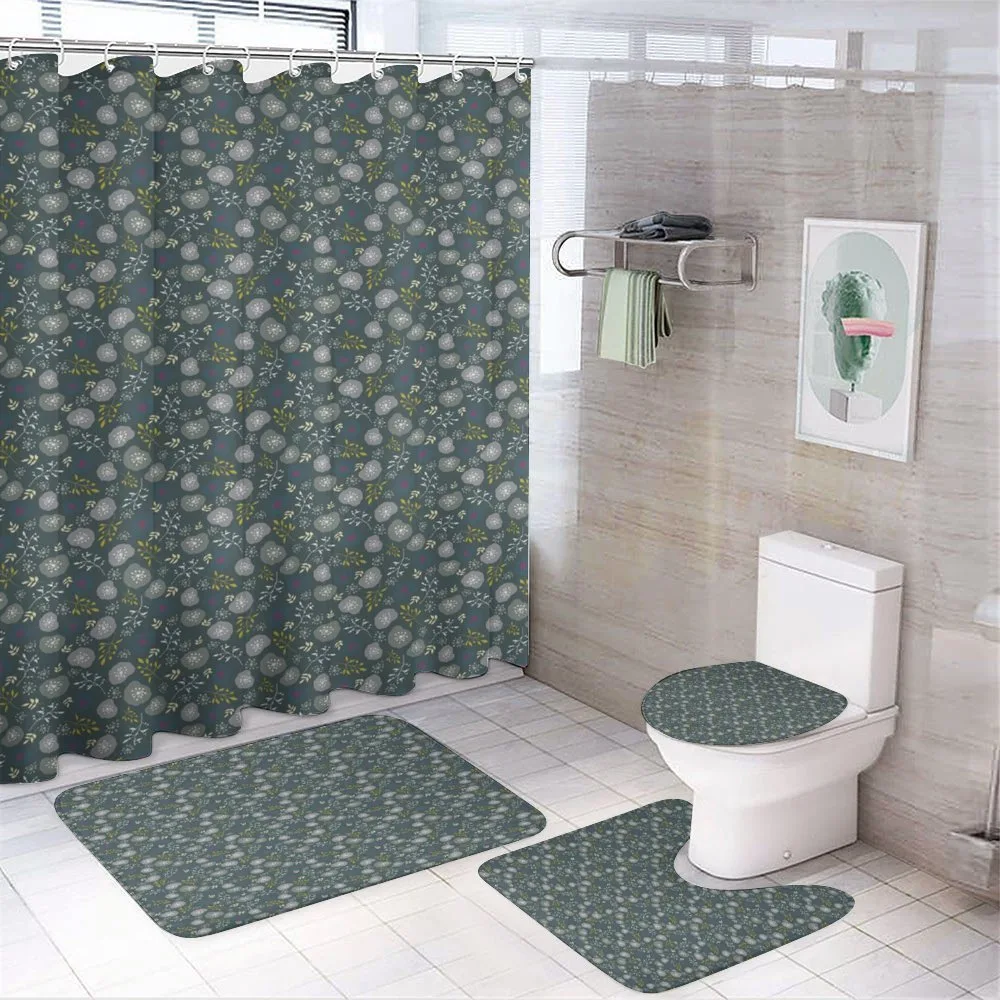 Forest Elements and Blots — 4-Piece Bathroom Set preview