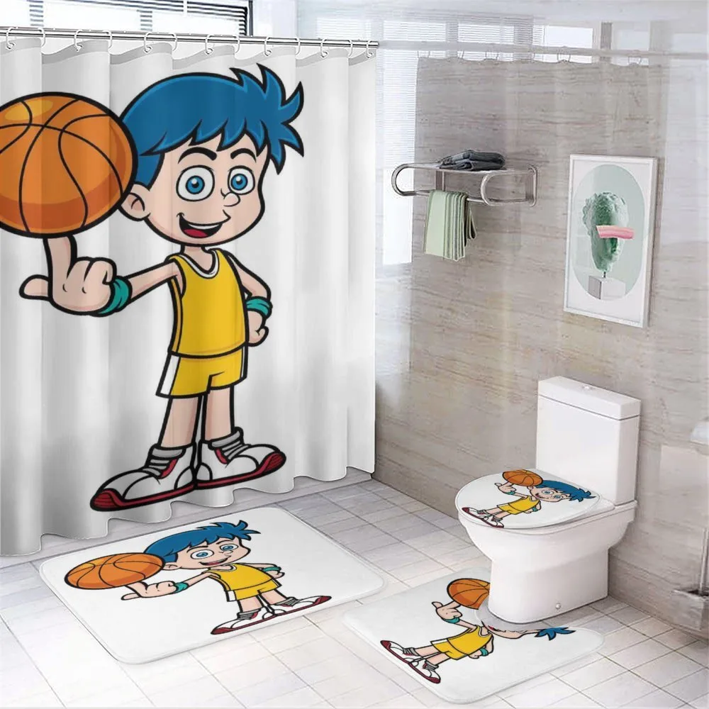 Boys Basketball — 4-Piece Bathroom Set preview