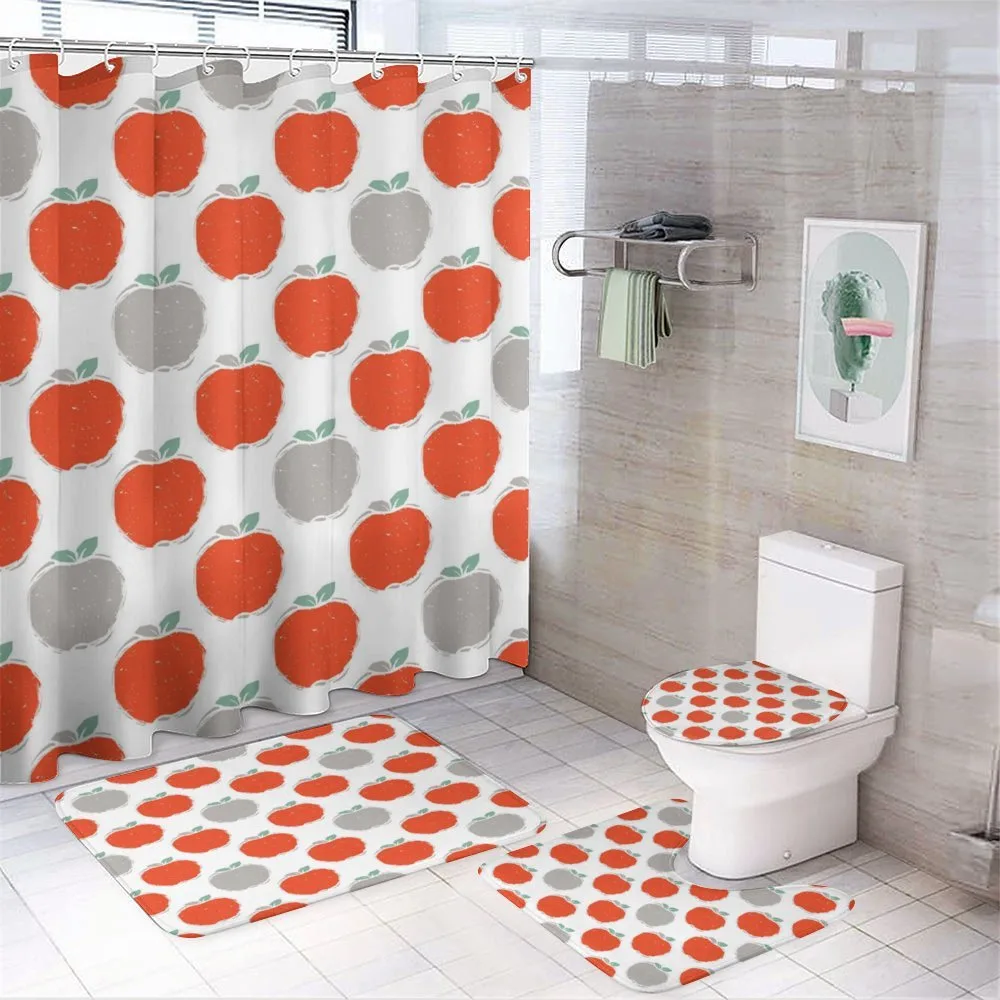 Doodle Style Fruit — 4-Piece Bathroom Set preview