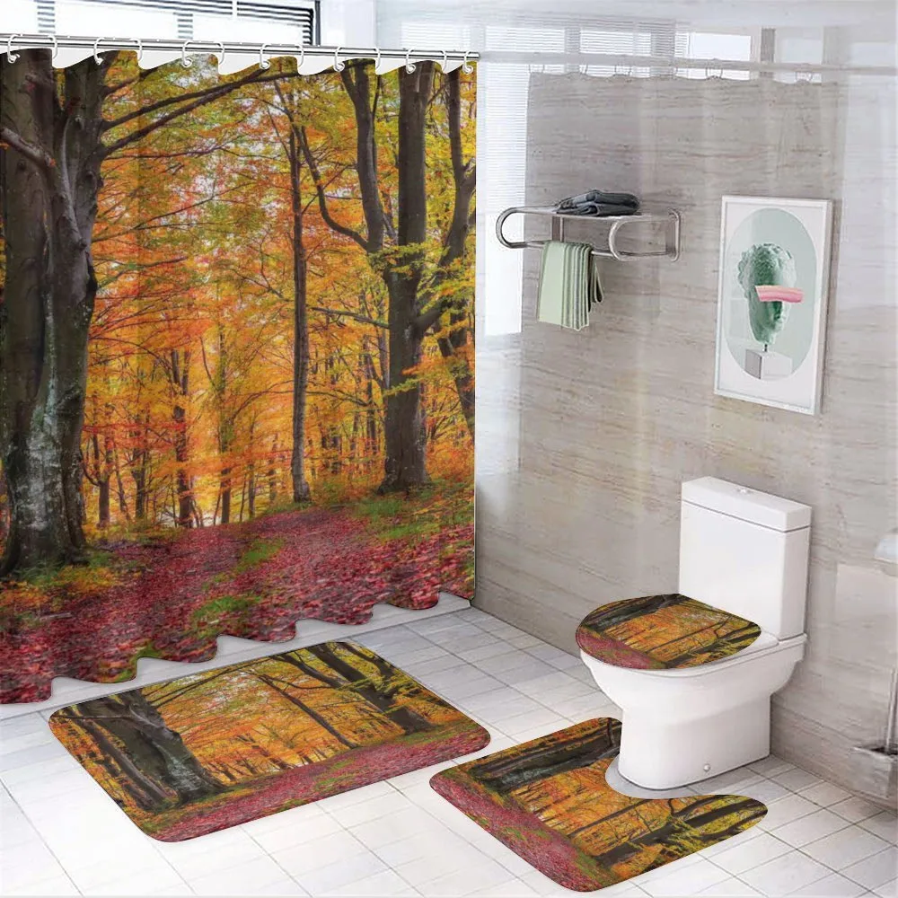 Shady Deciduous Trees — 4-Piece Bathroom Set preview