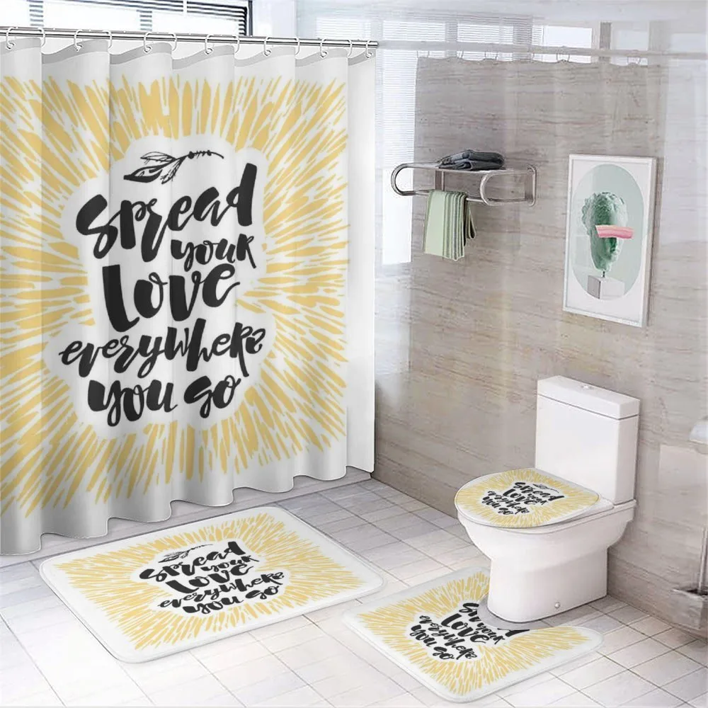 Spread Your Love — 4-Piece Bathroom Set preview