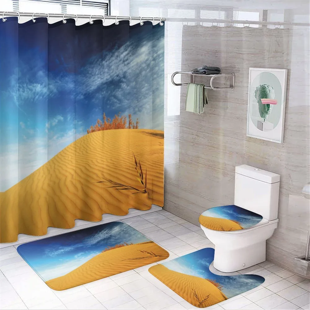 Desert Sand Dunes — 4-Piece Bathroom Set preview