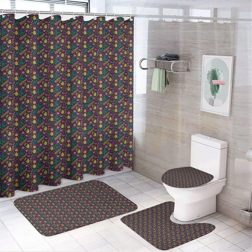 Summer Foliage Hearts — 4-Piece Bathroom Set preview