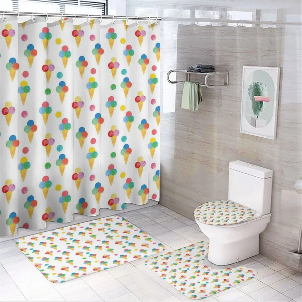 Triple Scoops Grungy — 4-Piece Bathroom Set preview