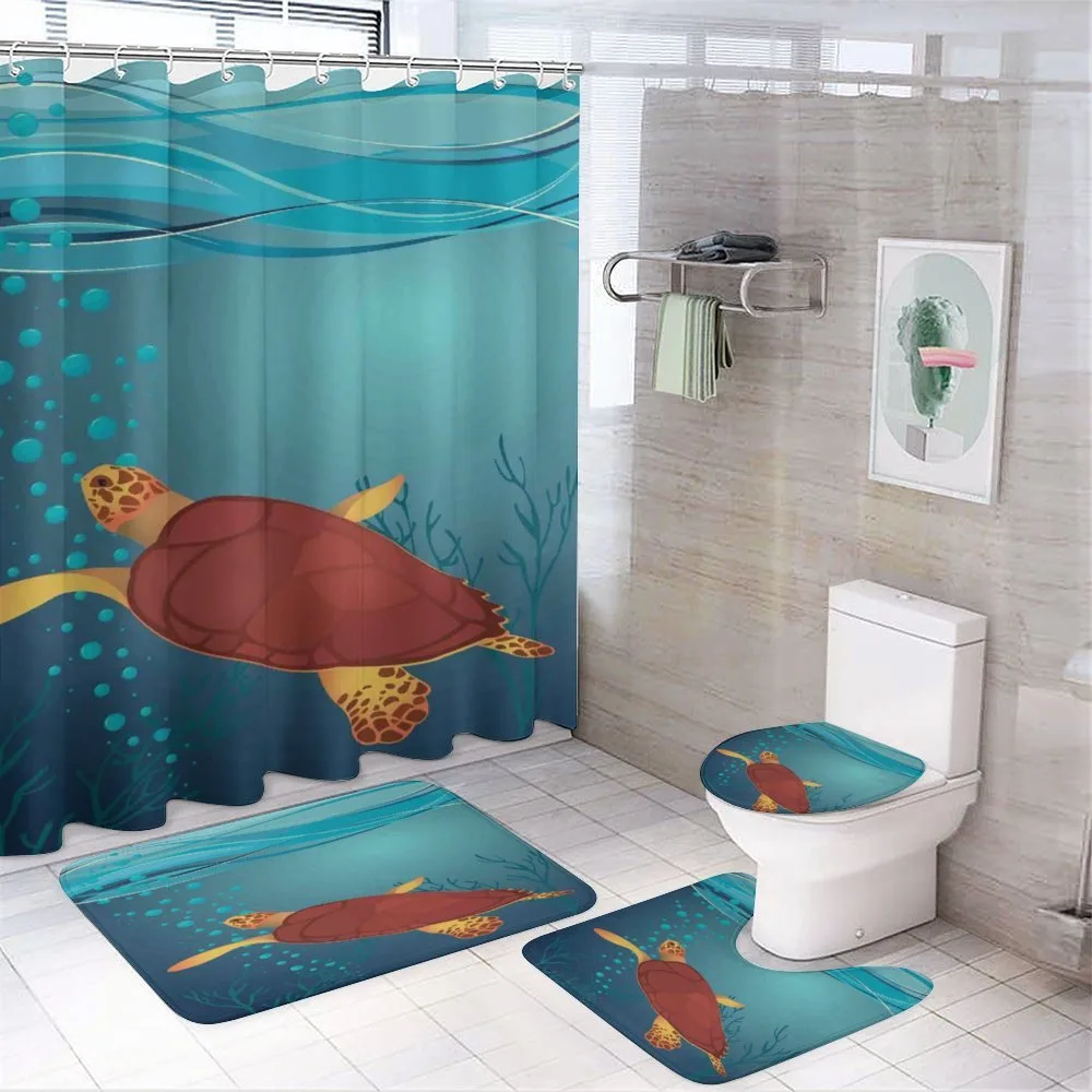 Underwater Composition — 4-Piece Bathroom Set preview