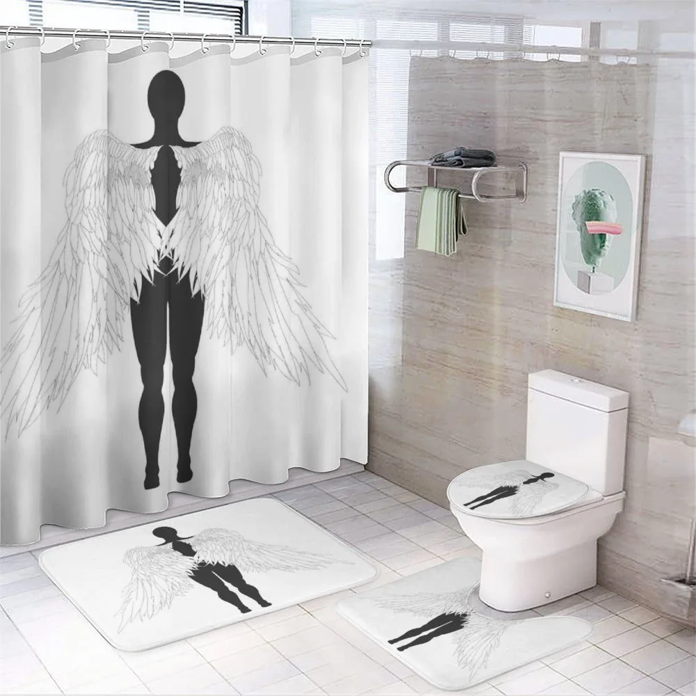 Silhouette Art — 4-Piece Bathroom Set preview